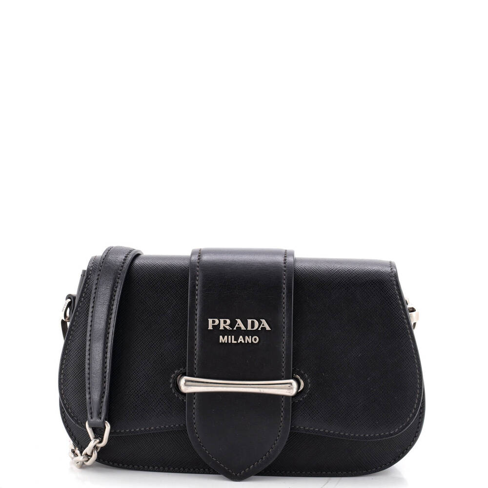 Prada Mini Sidonie Shoulder Bag City Calf with Saffiano